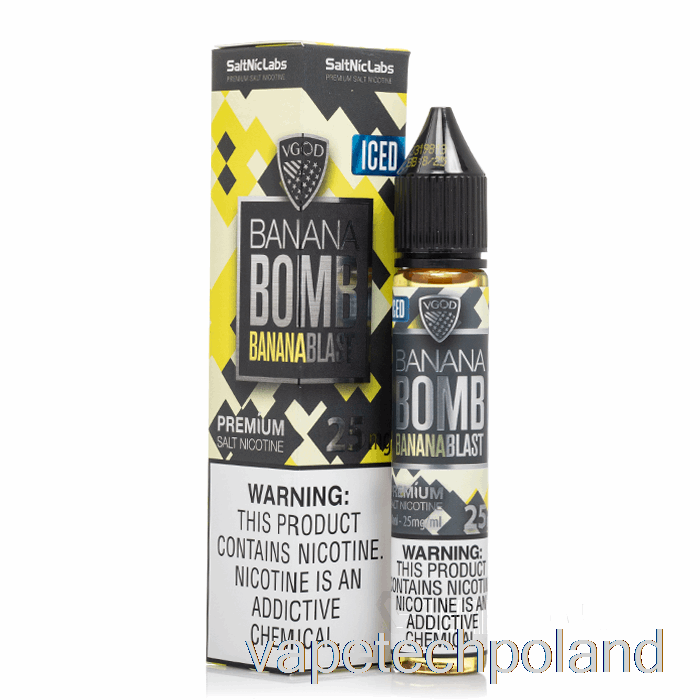 Vape Pod Ice Banana Blast - Vgod Saltnic - 30ml 25mg